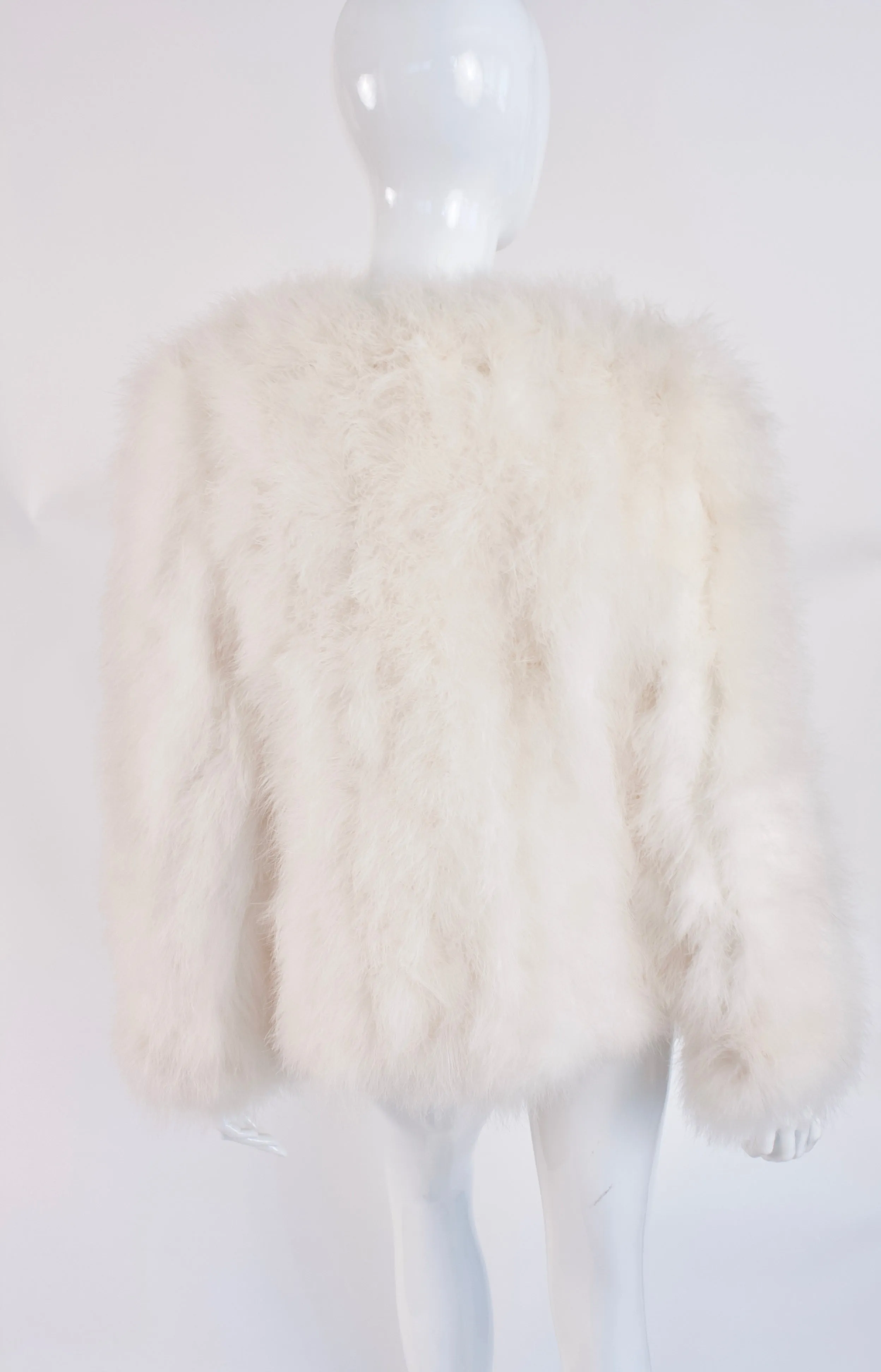 Vintage 70's NEIMAN MARCUS Marabou Feather Jacket