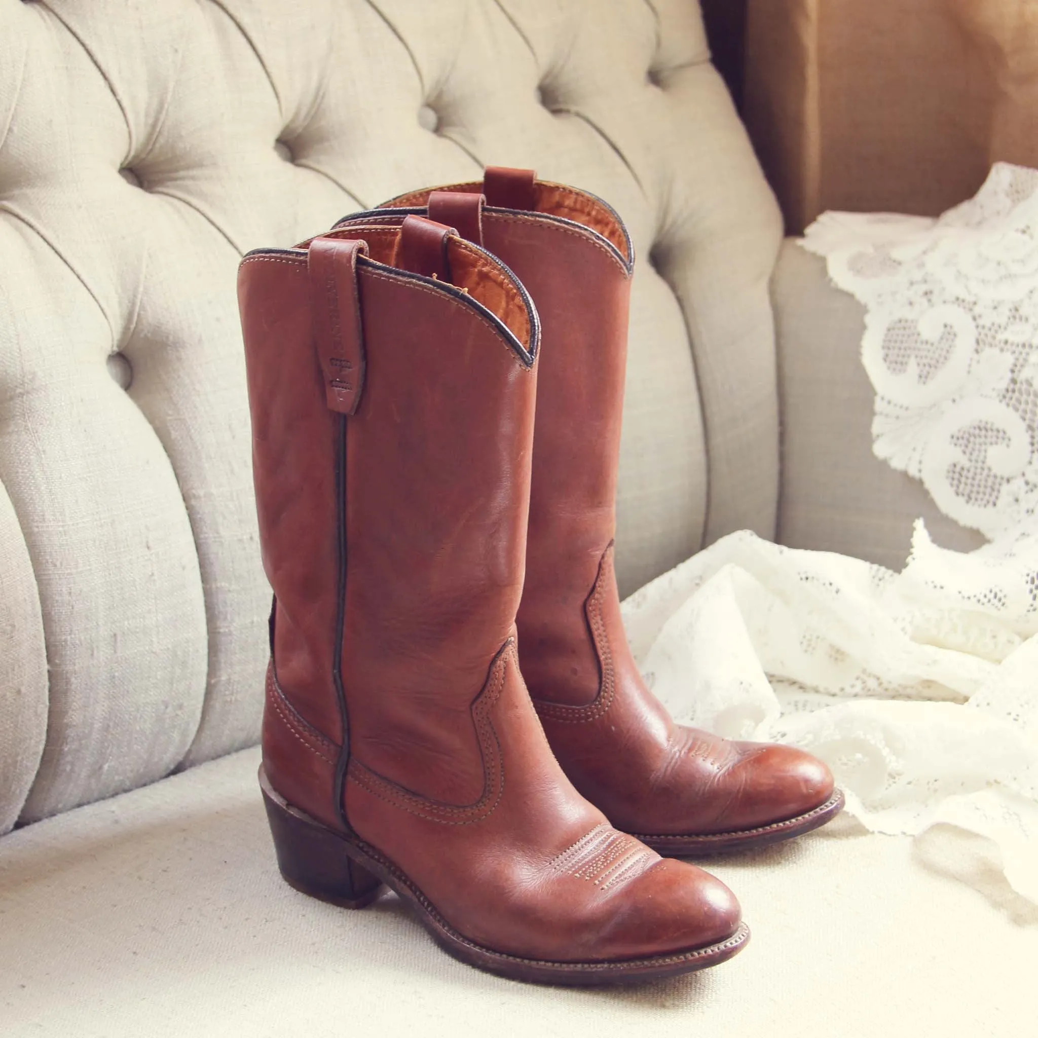 Vintage Whiskey Boots