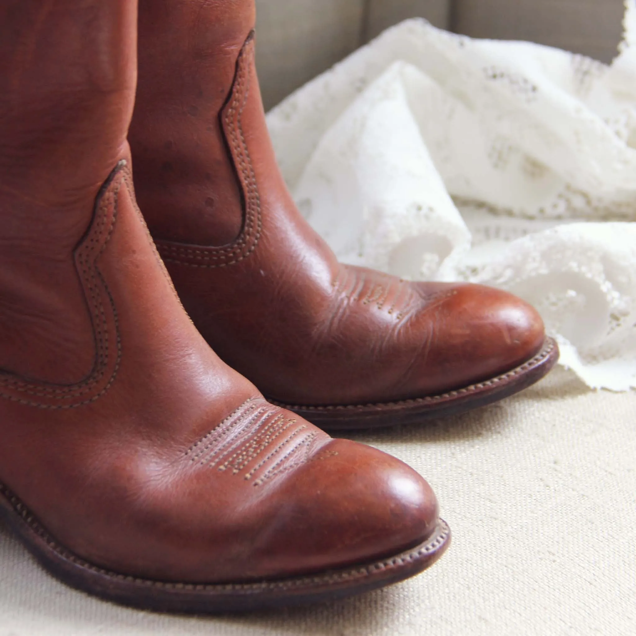 Vintage Whiskey Boots