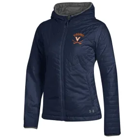 Virginia Cavaliers Under Armour WOMEN'S Navy Storm Lightweight Puffer Jacket