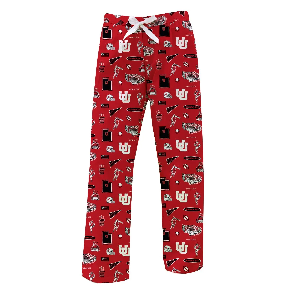 Vive La Fete Utah Utes Women's Red Impressions Lounge Pants