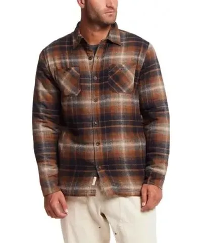 Weatherproof Vintage Men's Sherpa Lined Flannel Shirt Jacket