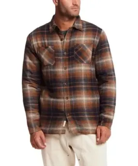 Weatherproof Vintage Men's Sherpa Lined Flannel Shirt Jacket