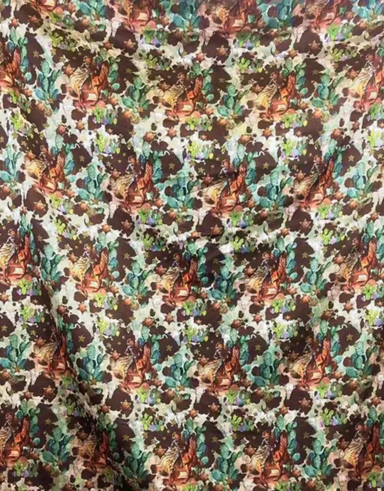 Wild Rag 36x36 Way Out West 100% Silk