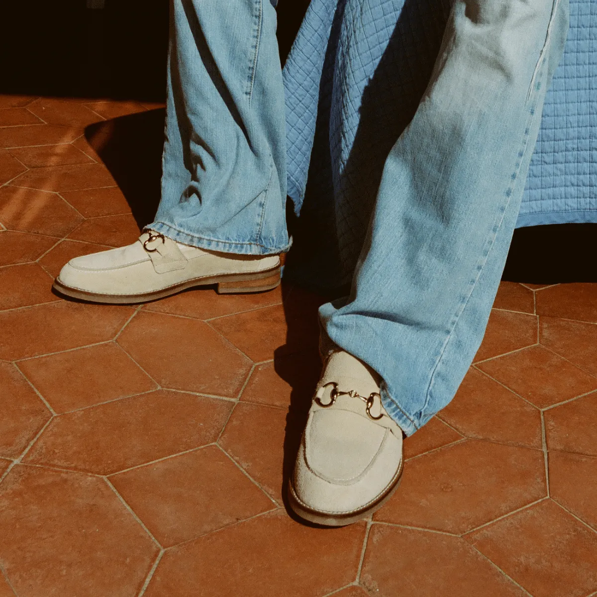 Wilde Biscuit Suede Bit Loafer - Men's