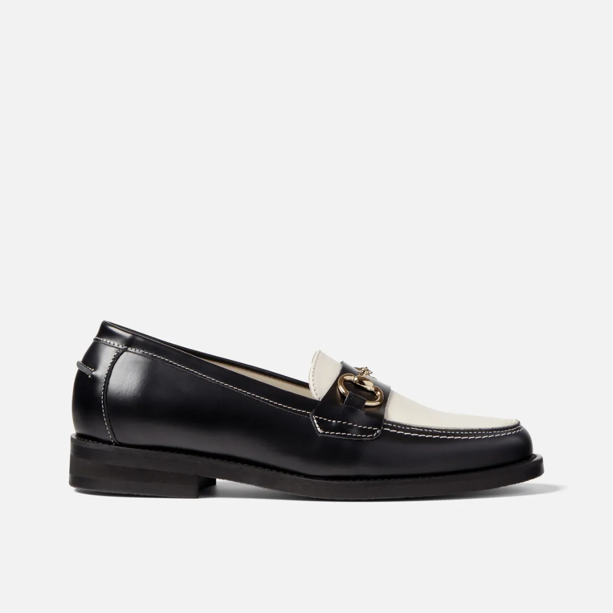 Wilde Black x White Bit Loafer - Women's