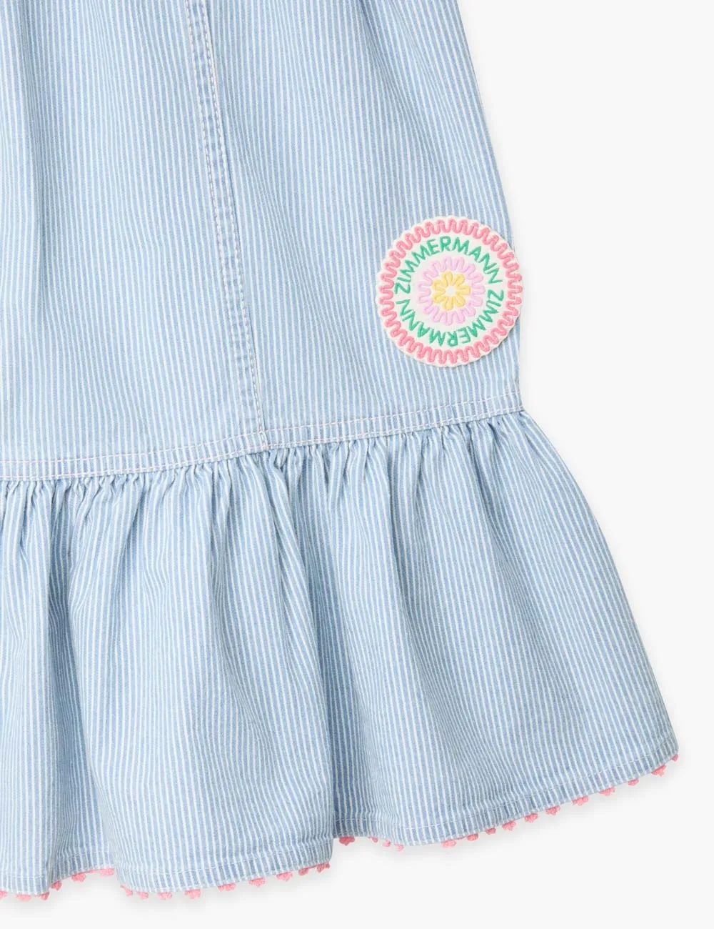 Wylie Kids Denim Flutter Dress